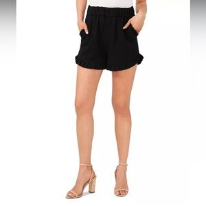 CeCe paper bag tie shorts NWT size 4